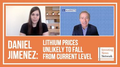 Daniel Jimenez, iLi Markets: Lithium Prices Unlikely to Fall from Current Level
