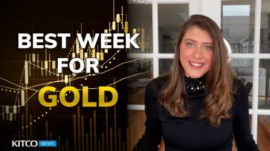 Gold price sees best week in 6 months