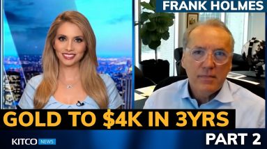 Gold price to hit $4,000 in 3 years, real inflation is at 12 % - Frank Holmes (Pt. 2/2)