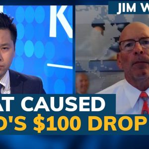 Why did gold price plunge $100 this week, and what's the next target? Jim Wyckoff