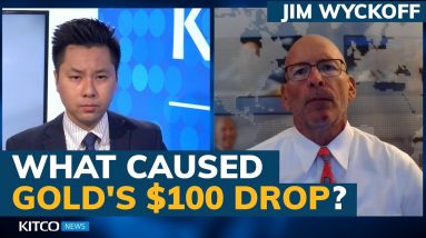Why did gold price plunge $100 this week, and what's the next target? Jim Wyckoff