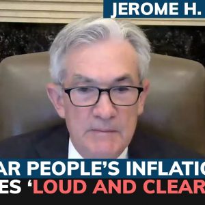 Fed’s Powell says he hears inflation worries 'loud and clear,' but remains dovish