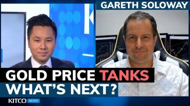 Why did gold price drop 2% today? More downside coming? Gareth Soloway on metals, stocks, Bitcoin