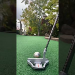 Putting With a Pure Silver Golf Ball