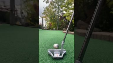Putting With a Pure Silver Golf Ball