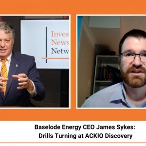 Baselode Energy CEO James Sykes: Drills Turning at ACKIO Discovery