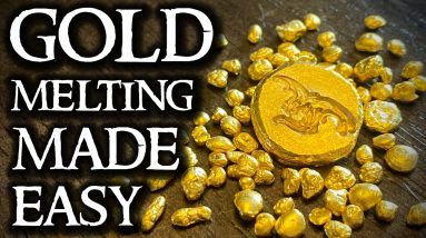 How to Melt Gold and Make Gold Coins (Rounds) At Home!