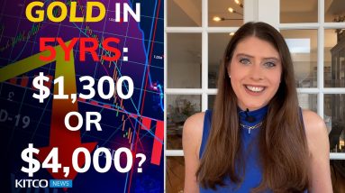 Gold price's 5-year outlook: $1,300 or $4,000?