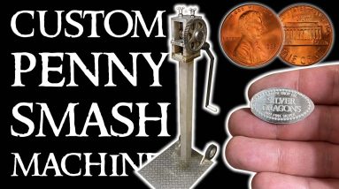 How a Penny Smashing Machine Works - Coin Elongation Machine Video