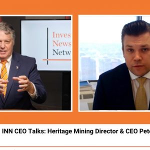 INN CEO Talks: Heritage Mining Director & CEO Peter Schloo