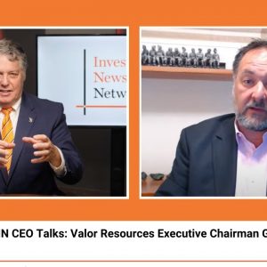 INN CEO Talks: Valor Resources Executive Chairman George Bauk