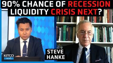 Economist updates chance of recession to 90%, despite strong GDP data release - Steve Hanke