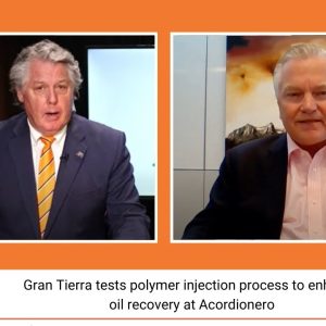 Gran Tierra tests polymer injection process to enhance oil recovery at Acordionero