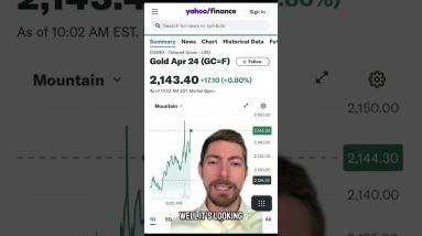 Gold hits $2,143. New ATH!